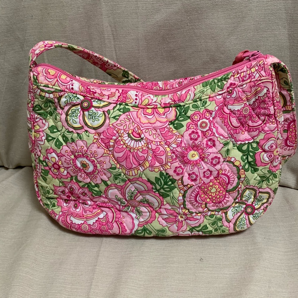 Vera Bradley Petal Pink / Plum Crazy 2 bag Combo - Picture 3 of 8